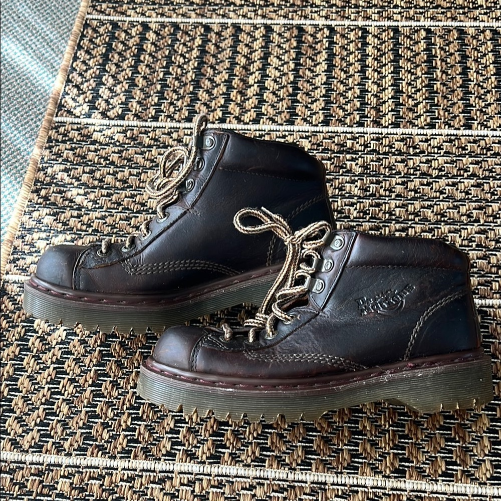 Dr. Martens Brown Leather Boots - Made in England - Picture 5 of 6